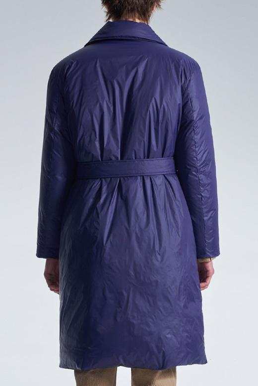 Reversible Down Coat With Belt