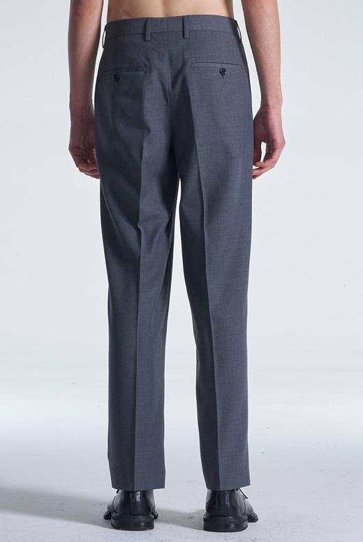 Easy Fit Straight Leg Wool Pants