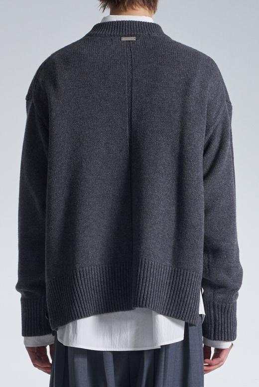 Cashmere Wool Hybrid Oversize Sweater