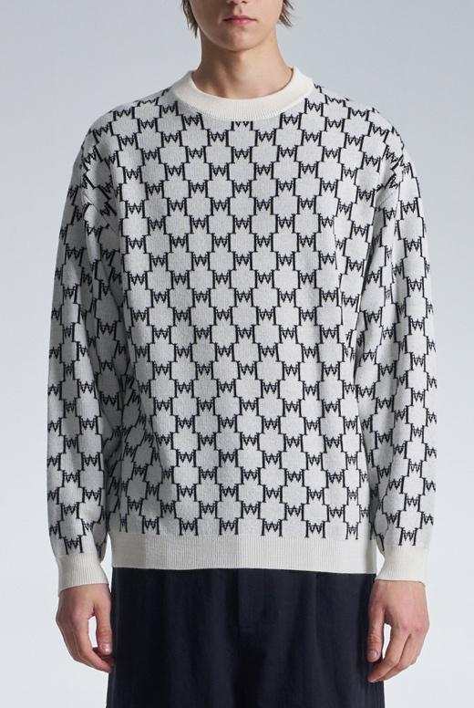 Logo Monogram Wool Sweater