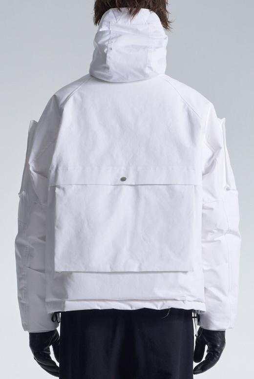 Down Jacket With 3D Pocket On Sleeve