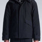 Water Resistant Hood Coat With Down Lining