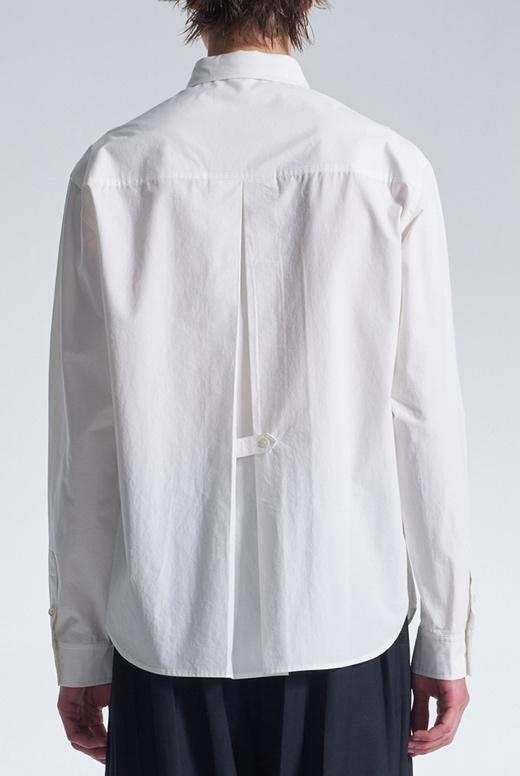 Cotton Shirt With V Cut Placket
