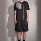 Tee With Botanical Silhouette Print Harrison Wong