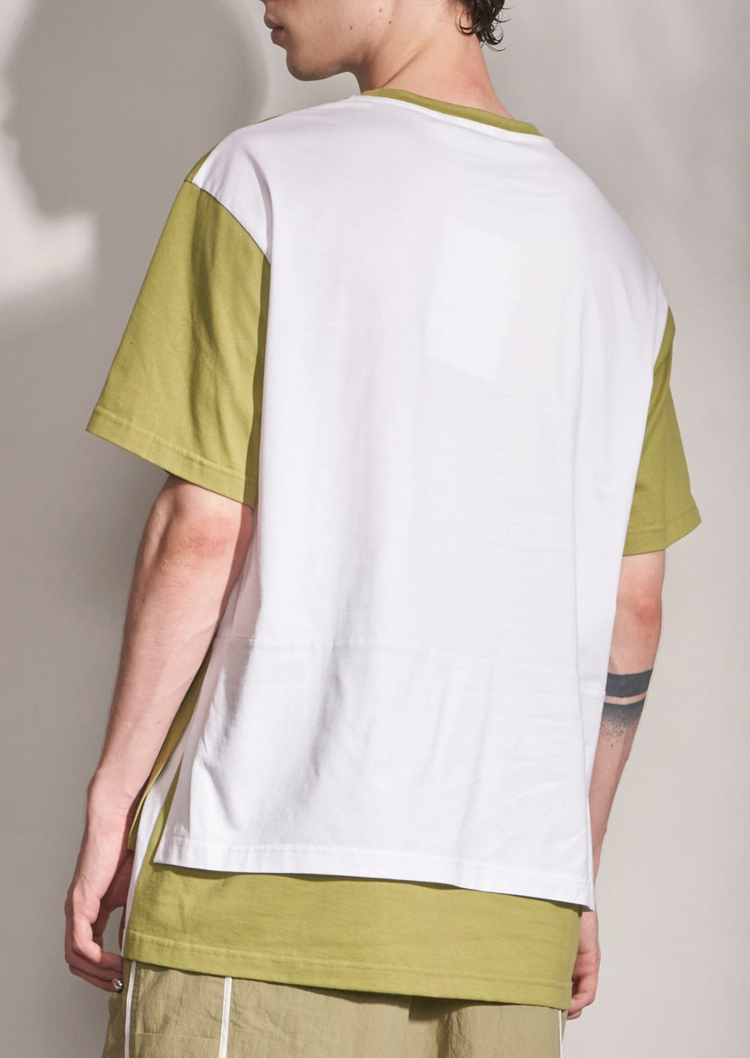 Fake Layer Tee With Color Contrast – HARRISON WONG