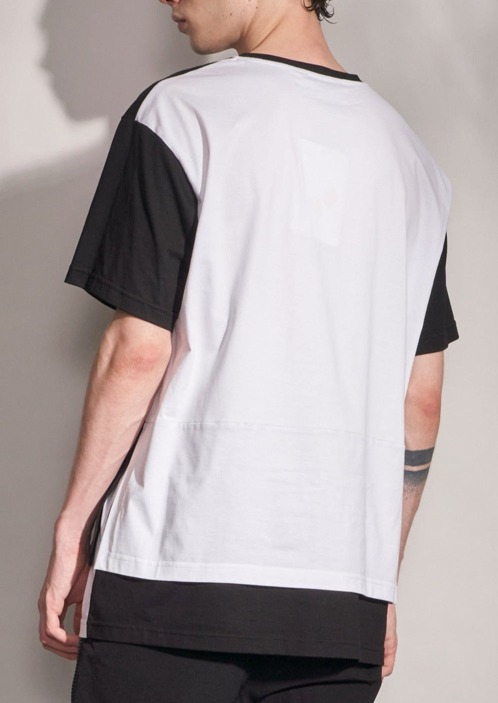 Fake Layer Tee With Color Contrast Harrison Wong