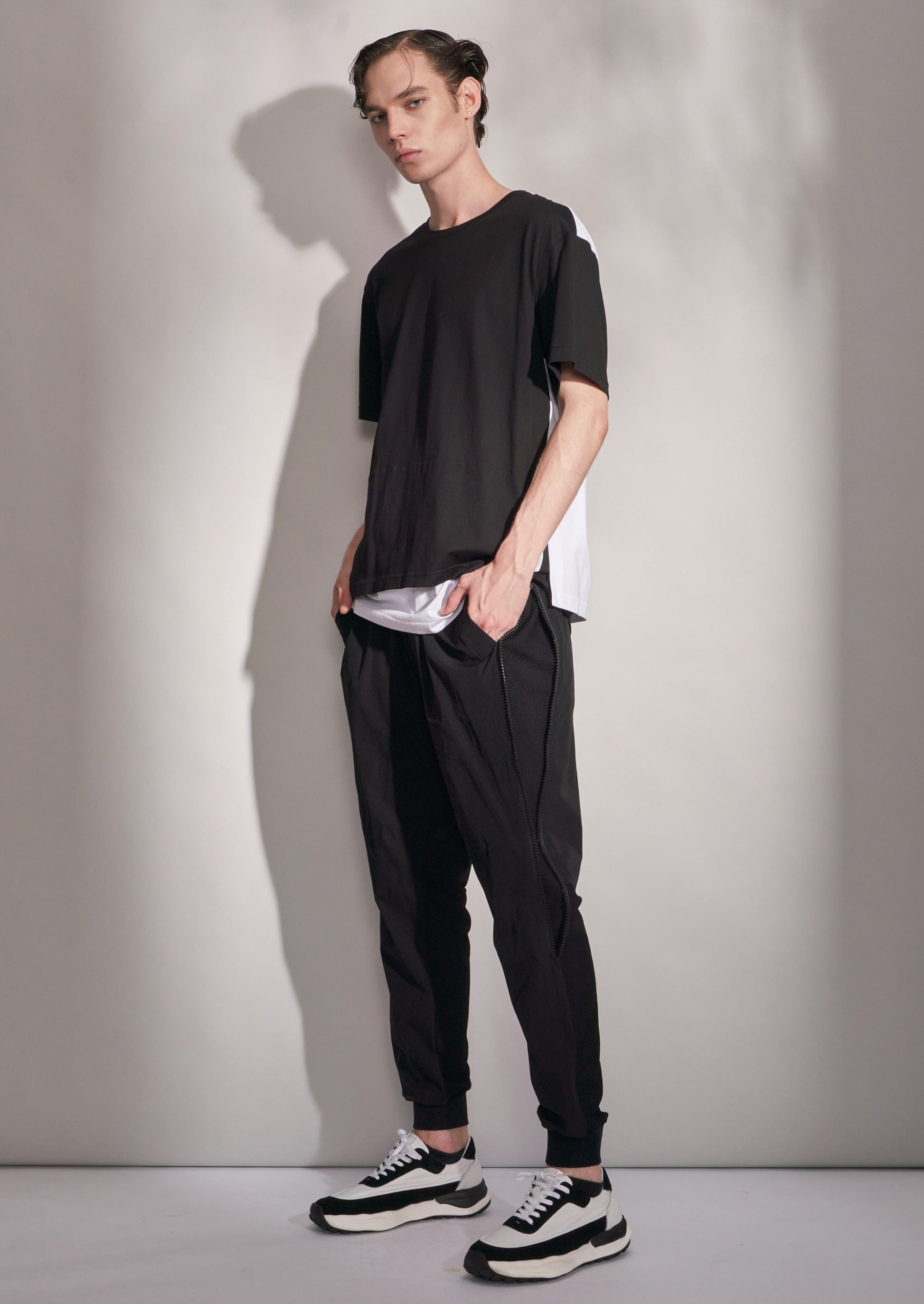 Fake Layer Tee With Color Contrast Harrison Wong