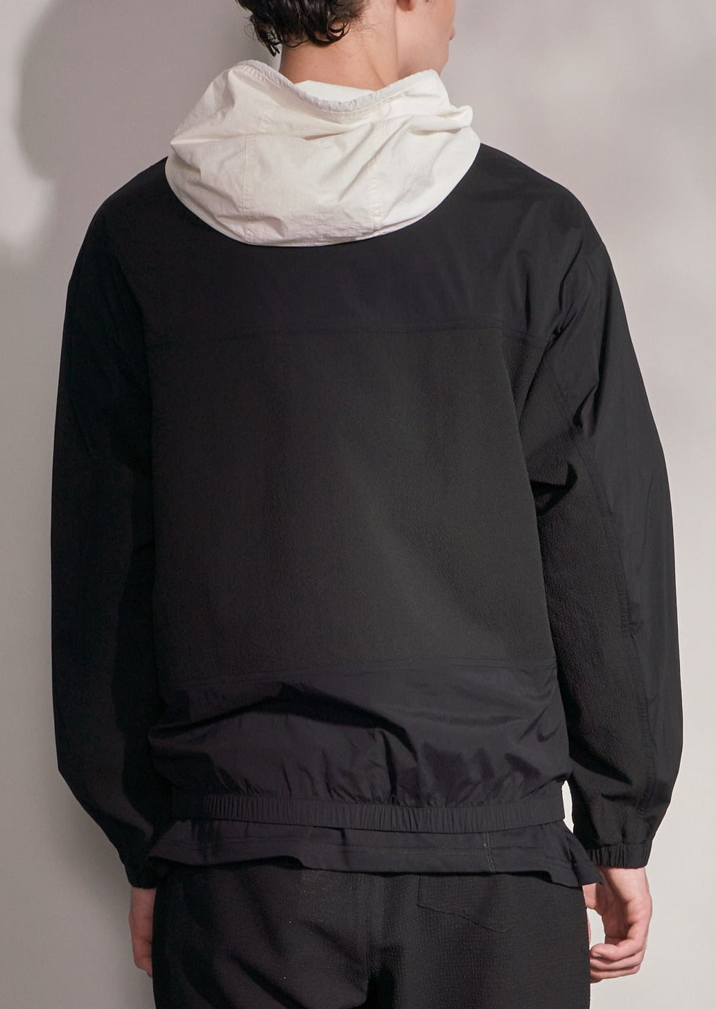 Fabric Blocking Zipper Jacket With Hood Harrison Wong