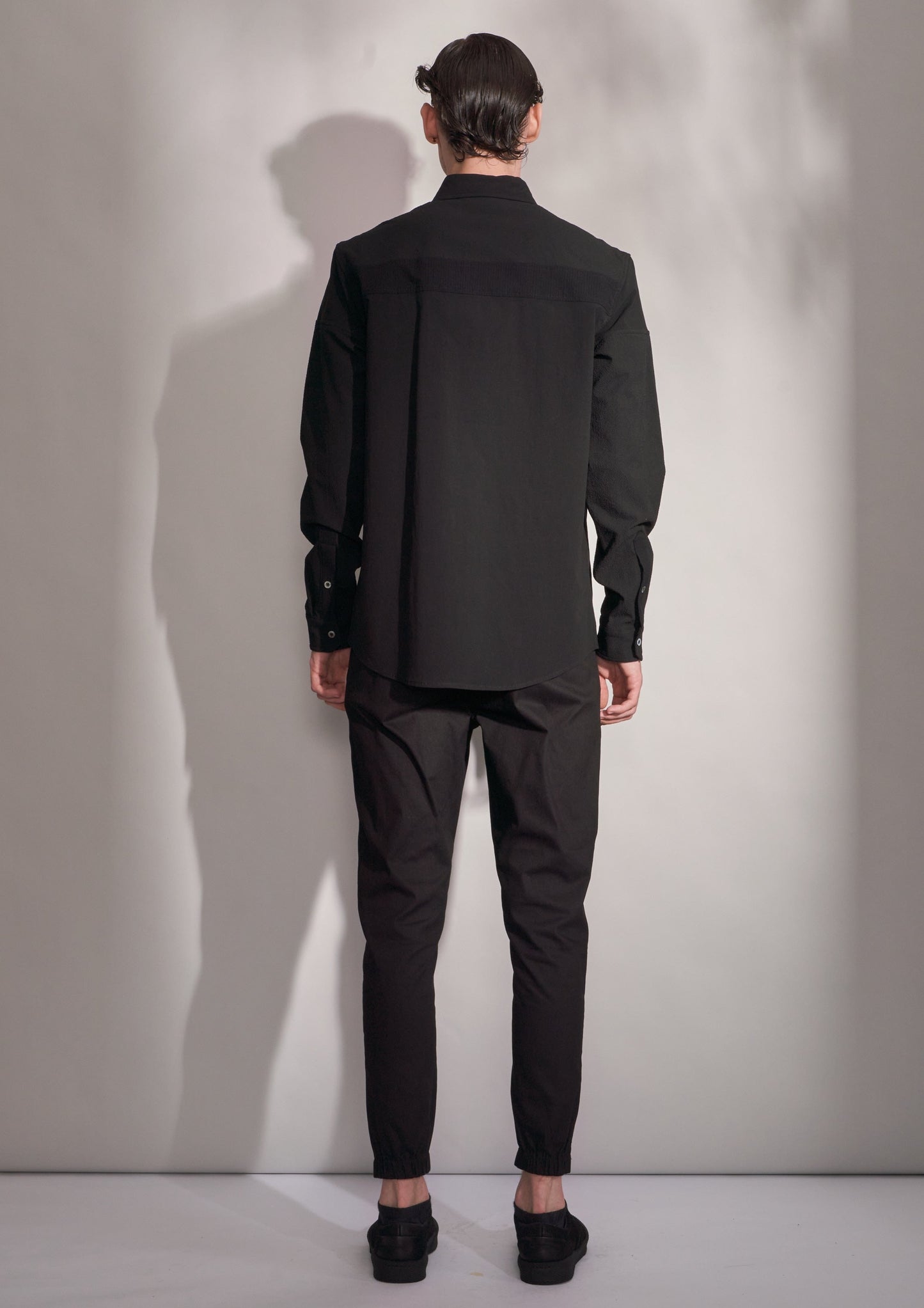 Shirt With Fabric Blocking Harrison Wong