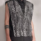 Waistcoat With Woodgrain Print Harrison Wong