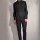 Striped Texture Contrast Shirt Harrison Wong