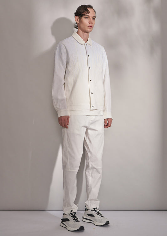 Jacket With Forest Silhouette Embroidery Harrison Wong