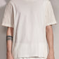 Tee With Pleated Fabric Contrast Harrison Wong