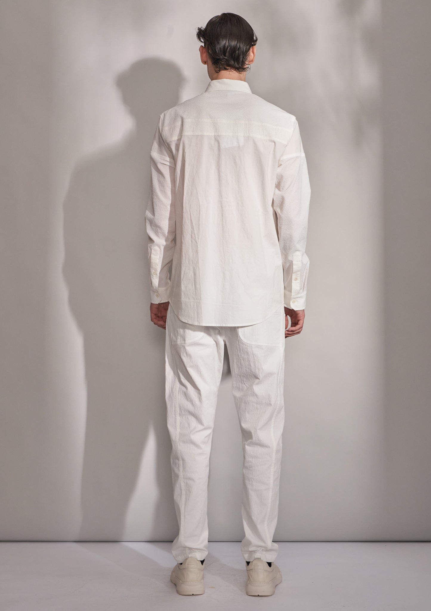 Shirt With Fabric Blocking Harrison Wong