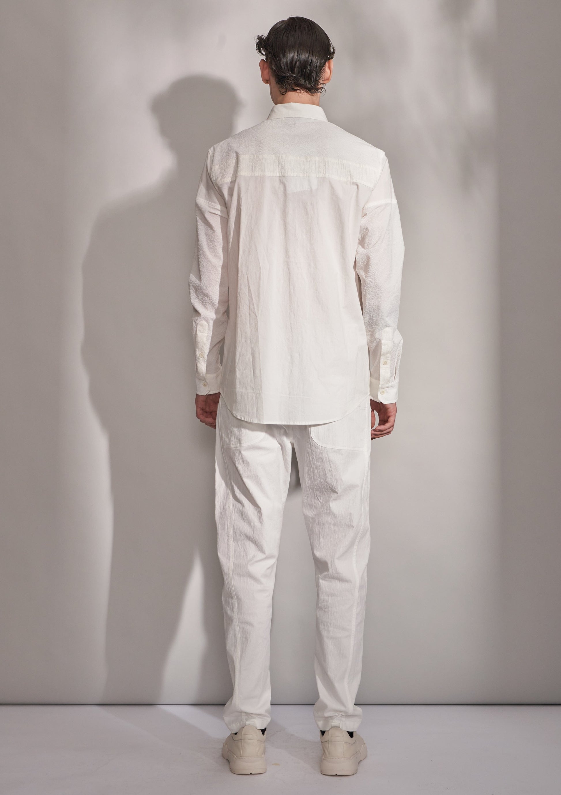 Shirt With Fabric Blocking Harrison Wong