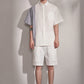 Striped Contrast Short Sleeve Shirt Harrison Wong