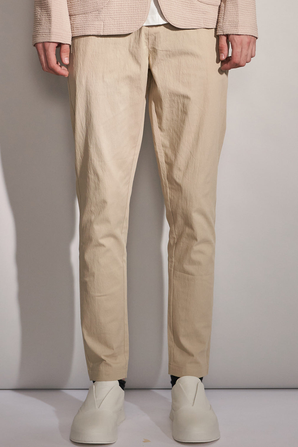 Fitted Cotton Pants Harrison Wong