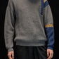 Harrison Wong Pattern And Color Block Wool Sweater