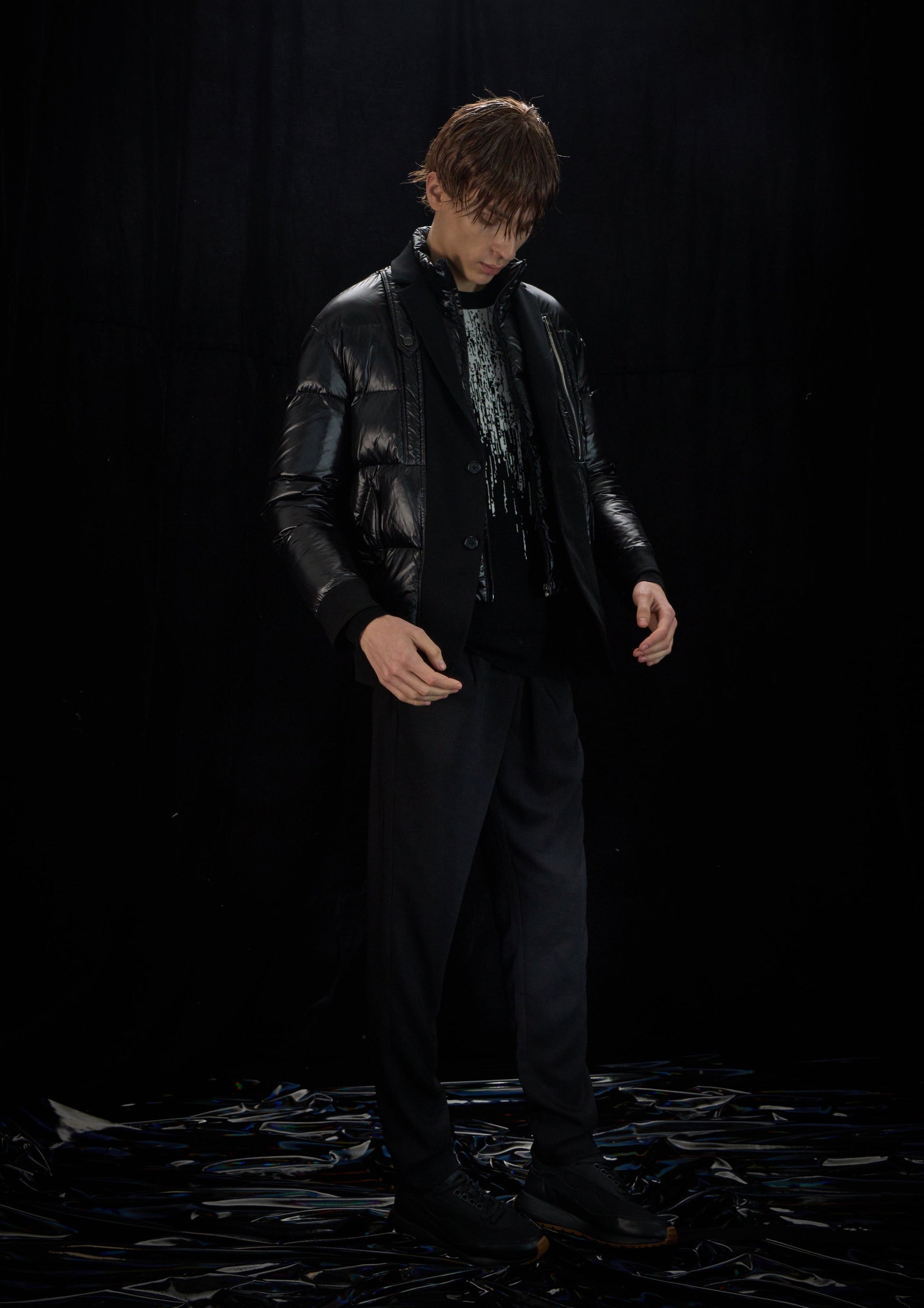 Harrison Wong Blazer Collar Down Jacket