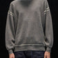 Harrison Wong Draw Line Pattern Wool Sweater