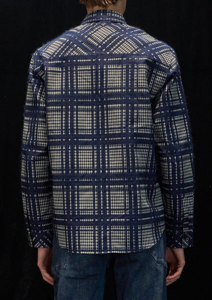 Harrison Wong 2 Pockets Checked Shirt
