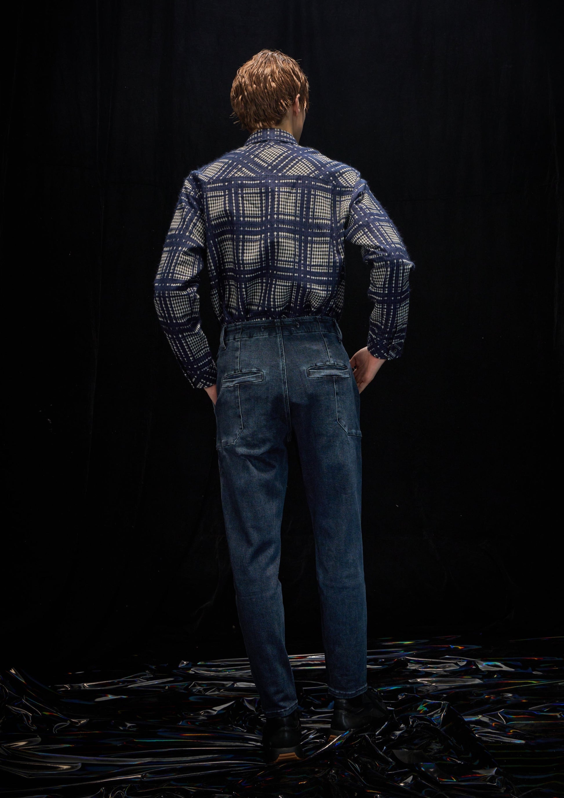 Harrison Wong 2 Pockets Checked Shirt