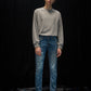 Harrison Wong Long Sleeve Tee With Layered Hem