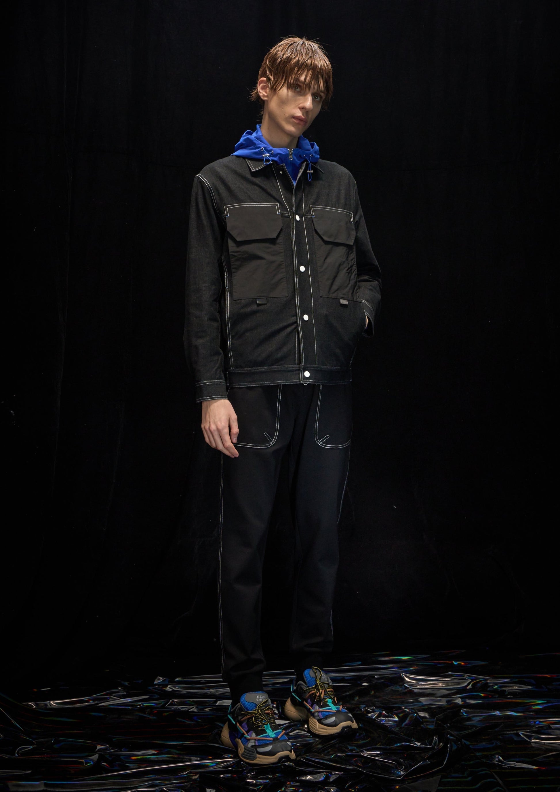 Harrison Wong 2 Pockets Cotton Rayon Jacket