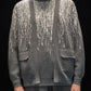 Harrison Wong Rain Pattern Wool Cardigan