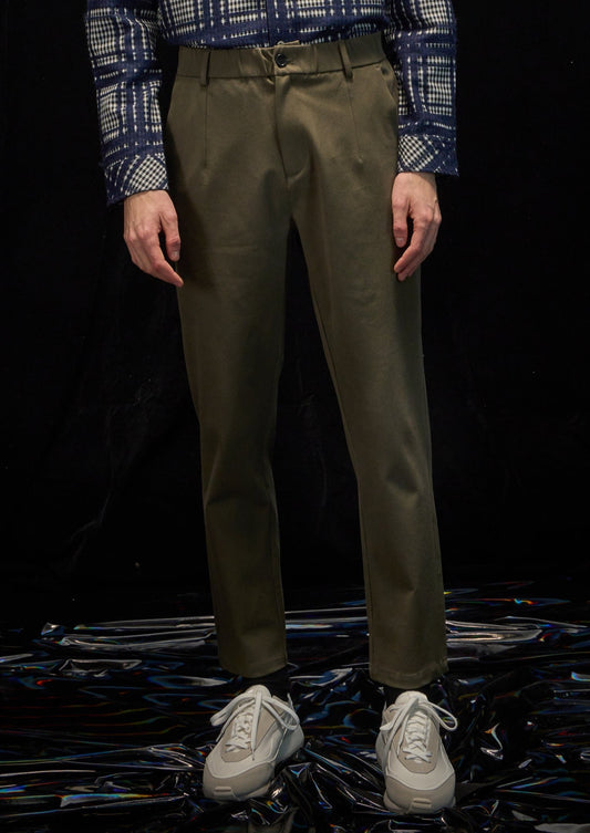 Harrison Wong Regular Fit Cotton Rayon Pants