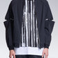 Zipper Nylon Jacket With Detachable Sleeve