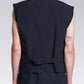 Shadow Stripe Pattern Jacquard Waistcoat