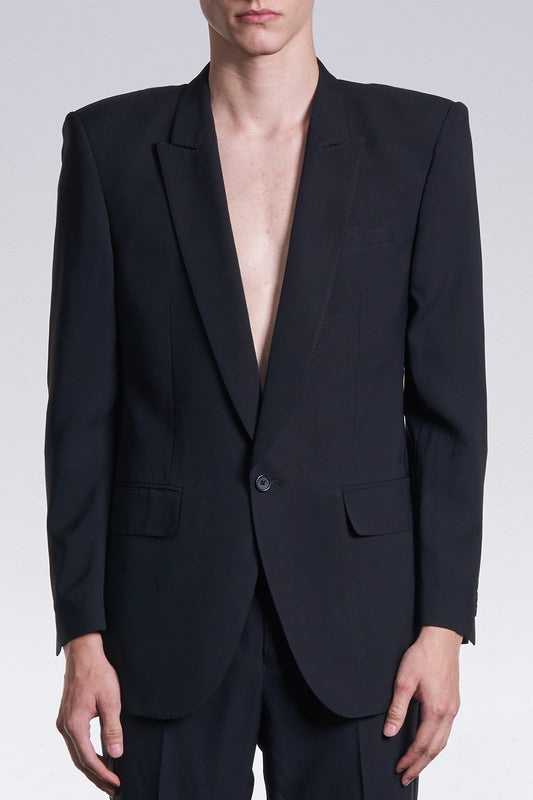 Power Shoulder Tailored Blazer