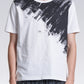 Tee With Shadow Brush Drawing