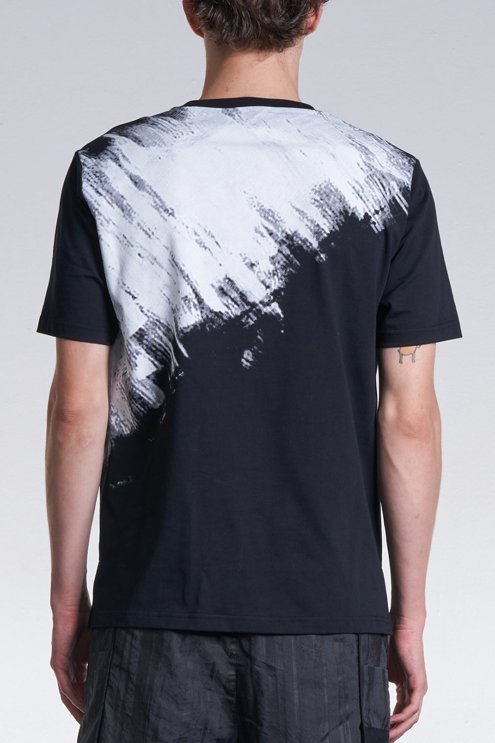 Tee With Shadow Brush Drawing