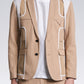 Inside Out Blazer Constructed With Stripe Fabric