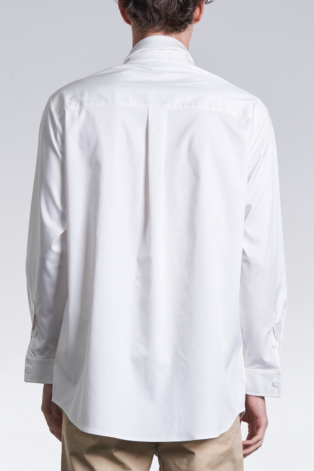 Double Breasted Cotton Tencel Shirt