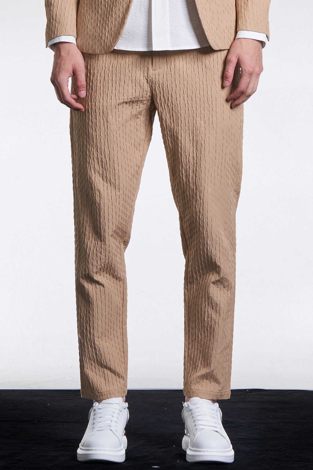 Rayon Cotton Textured Pants
