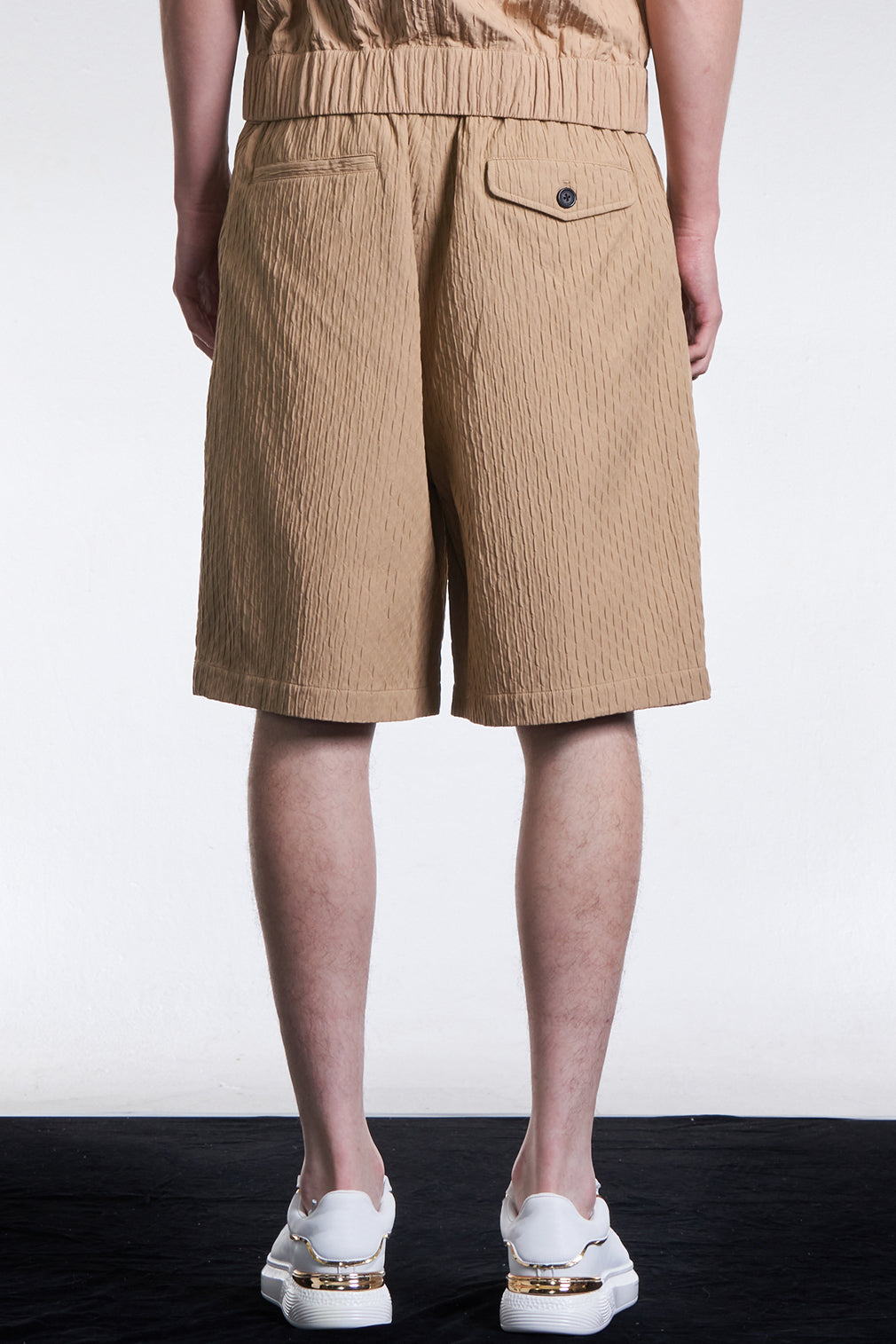 Rayon Cotton Textured A Line Shorts