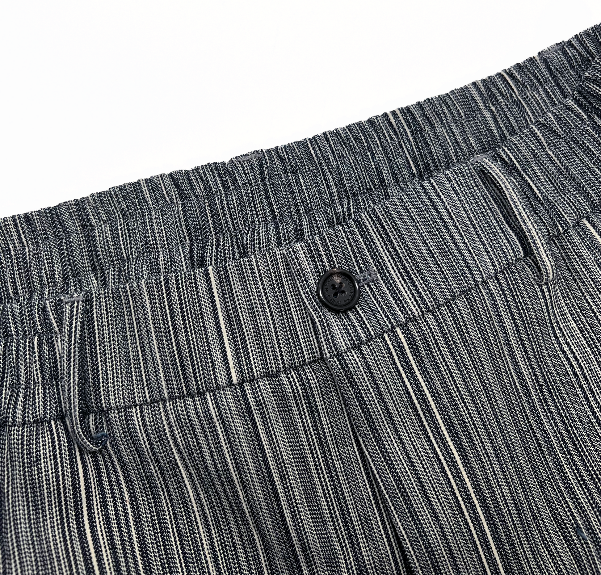 Harrison Wong Striped Denim Pants